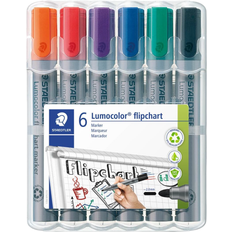 Staedtler Lumocolor Flipchart Marker 356 with Bullet Tip 6-pack
