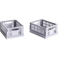 Hay Colour Crate Mini 13x17 cm 2 Pack Lavender Förvaringslåda 2st