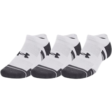 Under Armour Performance Tech No Show Socks 3-pack Unisex - White/Jet Grey