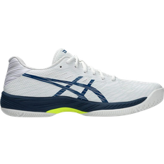Polyurethane - White Racket Sport Shoes Asics Gel-Game 9 M - White/Mako Blue