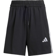 adidas Women Essentials 3-Stripes Cotton Shorts - Black/White