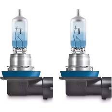 Osram OSRAM COOL BLUE INTENSE H11, 100% mer ljusstyrka, upp till 5 000K, halogenstrålkastare, LED-look, Hängande hopfällbar låda 2 lampor