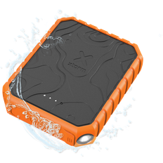 Powerbanks - USB-A Batterier & Laddbart Xtorm XR201 basstationer Litium-Ion Li-Ion 10400 mAh Svart, Orange