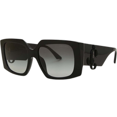 Jimmy Choo Dame - UV-beskyttelse Solbriller Jimmy Choo Stilfulde Solbriller Med Unikt Design - Black