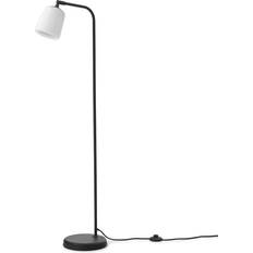 Dæmpbare Gulvlamper & Havelamper NEW WORKS. Material Floor Lamp H: 125 cm - White Opal/Black Gulvlampe