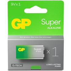 GP Batteries 9V (6LR61) - Batterier Batterier & Laddbart GP Batteries Super Alkaline 9V-battery, 1-pack