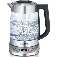 Temperaturkontroll Vattenkokare Severin Deluxe Te- och Vattenkokare Glas