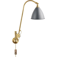 GUBI Bestlite BL6 Brass/Gray Wall light ∅ 16cm
