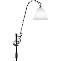 GUBI Bestlite BL6 Chrome/Bone China Wall light ∅ 16cm