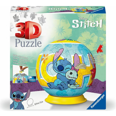 Puslespil til børn 3D puslespil Ravensburger Disney Stitch 3D Puzzle Ball Stitch 73 pcs