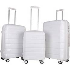 Lightweight Luggage Set of 3 Mauve Lilac