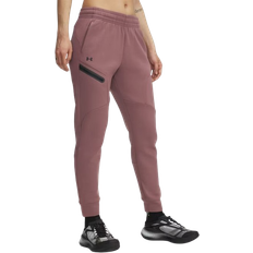 Under Armour Women's Unstoppable Fleece Joggers - Maroon Mist/Black