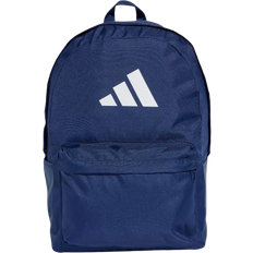 adidas Classic 3 Bar Logo Backpack - Dark Blue/White