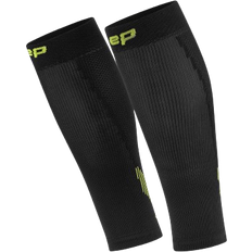 Men Core Run Calf Compression Sleeves 5.0 - Black/Lime