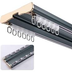 MERUNNRY Heavy Duty Takgardinskena Dubbel Aluminium 1.8m