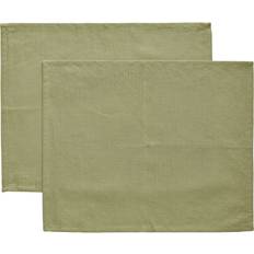 Rektangulære Dækkeservietter Decotique Sienna Place Mat Green (35x45cm)