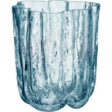 Kosta Boda Crackle Blue Vase