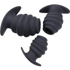 Spiralformad Buttplug Med Tunnel Medium