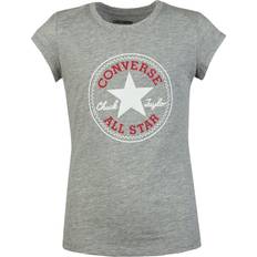 Converse Kid's Logo Print T-shirt - Grey (468992-042)