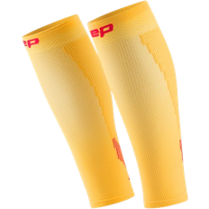 Elastan/Lycra/Spandex - Gul Arm- & Benvarmere CEP Men Core Run Calf Compression Sleeves 5.0 - Marigold/Burgundy