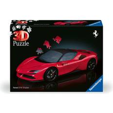Familiepuslespil 3D puslespil Ravensburger 3D Ferrari SF90 Stradale 161 Brikker