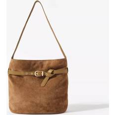 Mocka Bucketväskor Mint Velvet Maci Tan Suede Bucket Bag - Tan