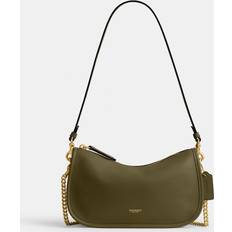 Coach Green Bags Coach Waverly Leather Shoulder Bag - Black