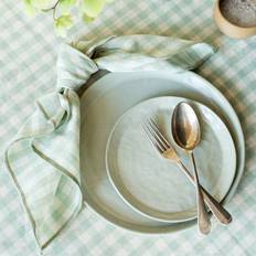 Gingham Linen Blend Napkins Set of 4