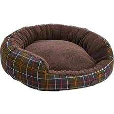 Tartan Trim Snuggle Dog Bed 30"