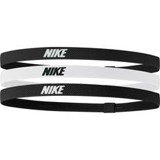 Dame - Multifarvet Pandebånd Nike Elastic 2.0 Headbands 3-pack - Black/White