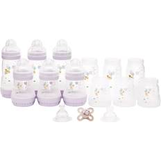 Mam Baby Bottle Feeding Set Mam Easy Start Large Baby Bottle Set Lilac
