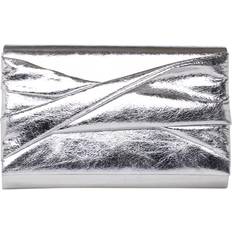 Silver Clutches Paradox London Deloria Clutch Bag - Silver