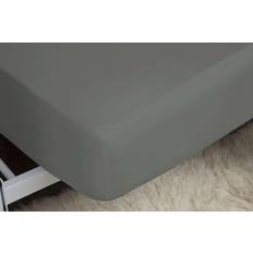 Belledorm Easy Care Bed Sheet Grey (191x91cm)