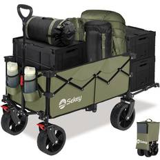 Olive Hand Cart 54cm H x 86cm W x 48cm D