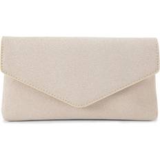 Kurt Geiger Clutches Kurt Geiger Bella Flap-Over Multiway Strap Handbag - Gold