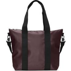 Dame - Rød Håndtasker Rains Tote Bag Mini Uld Shopping Taske - Brun