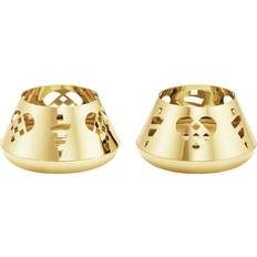 Georg Jensen 2025 Värmeljusstake 2-Pack Guldpläterat Rostfritt Stål Ljusstake 2st