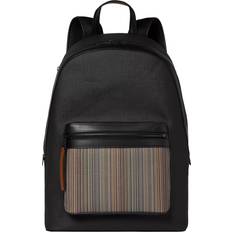 Signature Stripe Pocket Backpack - Olive Green