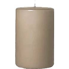 Broste Copenhagen Lys & Tilbehør Broste Copenhagen Church Pillar Candle Beige H 15 cm Stearinlys