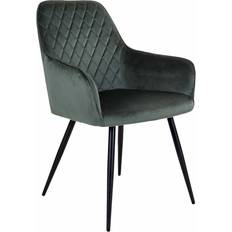 Grøn Køkkenstole House Nordic Harbo Velvet Green Kitchen Chair 87cm 2pcs
