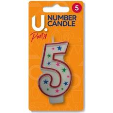 Birthday Cake Number Candles 0-9 All Ages