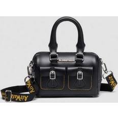 Mini Top Handle Ledertasche - Schwarz