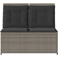 Lounge Garden Benches Brayden Studio With Cushion Brown Poly Rattan 95cm H x 110cm W x 67cm D Garden Bench