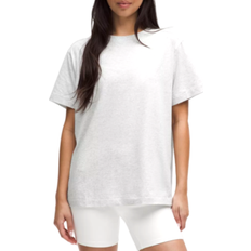 Lululemon All Yours Organic Cotton Crewneck T-shirt - Heathered Core Ultra Light Grey