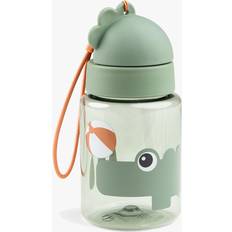 Done by Deer Straw Bottle Playground Grøn 280 ml