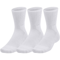 Under Armour Strumpor Under Armour Strumpor UA 3-Maker 3pk Mid-Crew-WHT 1373084-100