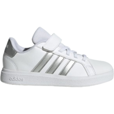Sneakers adidas Grand Court 2.0 Kids Sko - Cloud White/Matte Silver