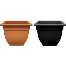 Bell Pot Square 38cm Terracotta