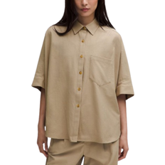 Lululemon Hemd aus LuluLinen Relaxed Fit Frauen - Sheer Oak