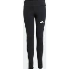 Vita Byxor adidas Flickor ESSENTIALS LEGGINGS, Black/White, 7-8 Years